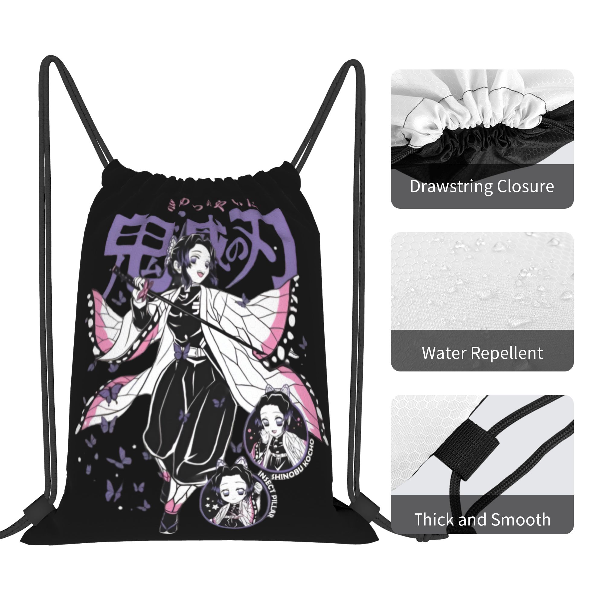กระเป๋าหูรูดลายดาบพิฆาตอสูรแบบ - Drawstring Gym Bag บทวิจารณ์และราคา